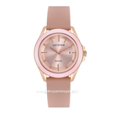 LOFOTEN F-2325L Sapphire Glass Pink Rosegold Silicone Strap